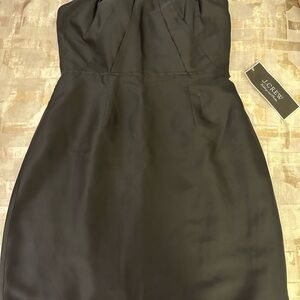 J. Crew Elegant Black Strapless Dress